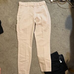 H&M Cream Straight Leg Pants